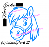 Aufkleber Islandpferd 17