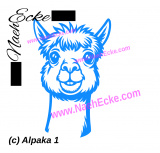Aufkleber Alpaka 1-15