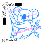 Aufkleber Koala 2-15