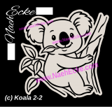 Aufkleber Koala 2-15