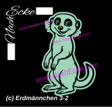 Aufkleber Erdmännchen 3-15