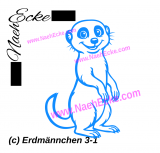 Aufkleber Erdmännchen 3-15