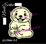 Aufkleber Otter 2-15