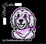 Sticker Goldendoodle 5-15