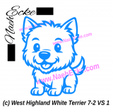 Aufkleber West Highland White Terrier 7