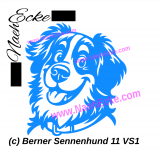 Aufkleber Berner Sennenhund 11
