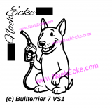 Aufkleber Bullterrier 7