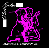 Aufkleber Australian Shepherd Nr. 22