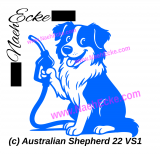 Aufkleber Australian Shepherd Nr. 22