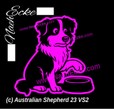 Aufkleber Australian Shepherd Nr. 23