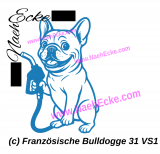 Aufkleber Französische Bulldogge 31