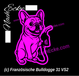 Aufkleber Französische Bulldogge 31