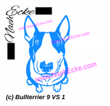 Aufkleber Bullterrier 9