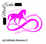 Aufkleber Inifinity Dressurpferd 2