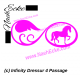 Aufkleber Inifinity Dressurpferd 4 Passage