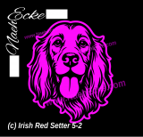 Aufkleber Irish Setter 5