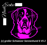 Aufkleber Großer Schweizer Sennenhund 6