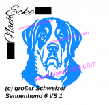Aufkleber Großer Schweizer Sennenhund 6