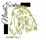 Aufkleber Shih Tzu 1