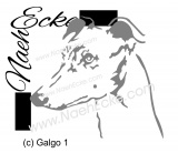 Aufkleber Galgo 1