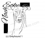 Aufkleber Greyhound 1