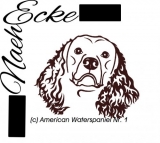 Aufkleber American Waterspaniel 1