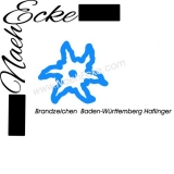 Aufkleber Brandzeichen Baden-Württemberg Haflinger