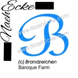 Aufkleber Brandzeichen Baroque Farm 