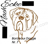 Aufkleber Bordeaux Dogge 7 