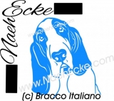 Sticker Bracco Italiano 