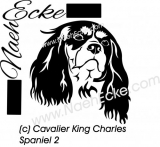 Aufkleber Cavalier King Charles Spaniel 2