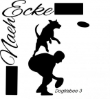 Sticker Dogfrisbee 3 