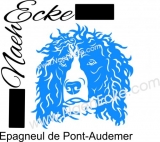 Aufkleber Epagneul de Pont-Audemer 