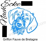 Aufkleber Griffon Fauve de Bretagne 