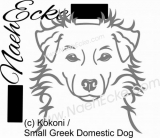 Sticker Kokoni / Small Greek Domestic Dog 