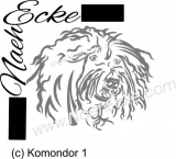 Aufkleber Komondor 