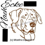 Aufkleber Mastino Espanol Nr. 1 