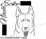 Aufkleber Ostsibirischer Laika 