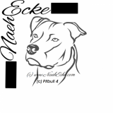 Aufkleber Pitbull 4 