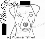 Aufkleber Plummer Terrier 