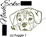 Sticker Puggle 1 