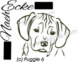 Sticker Puggle 6 