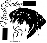 Aufkleber Rottweiler 5