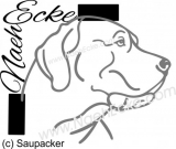 Aufkleber Saupacker / Sauhund 
