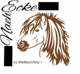 Aufkleber Shetland Pony 1 
