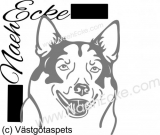 Sticker Västgötaspets 