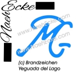 Aufkleber Brandzeichen Yeguada del Lago 