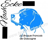 Aufkleber Braque Francais de Gascogne 