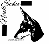 Aufkleber English Toy Terrier 2 