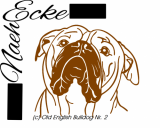 Aufkleber old english Bulldog 2 